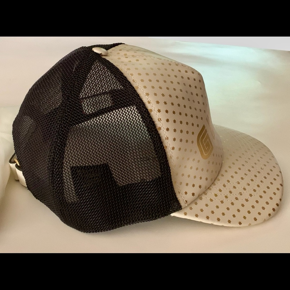 Gucci X SEGA GUCCY Gold Stars White Baseball Hat Size L 58cm NWT - Picture 5 of 12